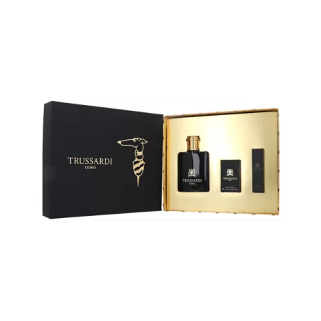 Trussardi Uomo Cofanetto Regalo Eau De Toilette 50 Ml + Eau De Toilette 7 Ml + Eau De Toilette 10 Ml