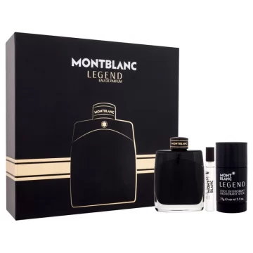 Set Mont Blanc Legend Eau de Parfum (EDP 100 ml + Deodorante 75 ml + EDT 7,5 ml) da uomo