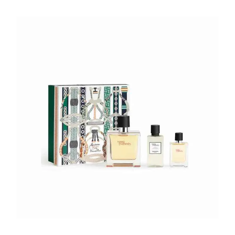 Hermes Terre D Hermes Set Pure Perfume 75ml + 12,5ml + ASL 40ml Hermes Terre D Hermes Set Pure Perfume 75ml + 12,5ml + ASL 40ml