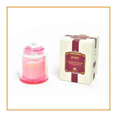 Pura Candela Profumata 150gr Pomegranate Noir in Campana di Vetro