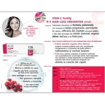 Emmediciotto Trattamento anticaduta STEM-C 8 fiale da 10ml Emmediciotto Trattamento anticaduta STEM-C 8 fiale da 10ml