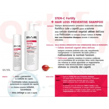 Trattamento anticaduta STEM-C - Trattamento anticaduta con formula potenziata che contrasta la caduta progressiva è persistente 