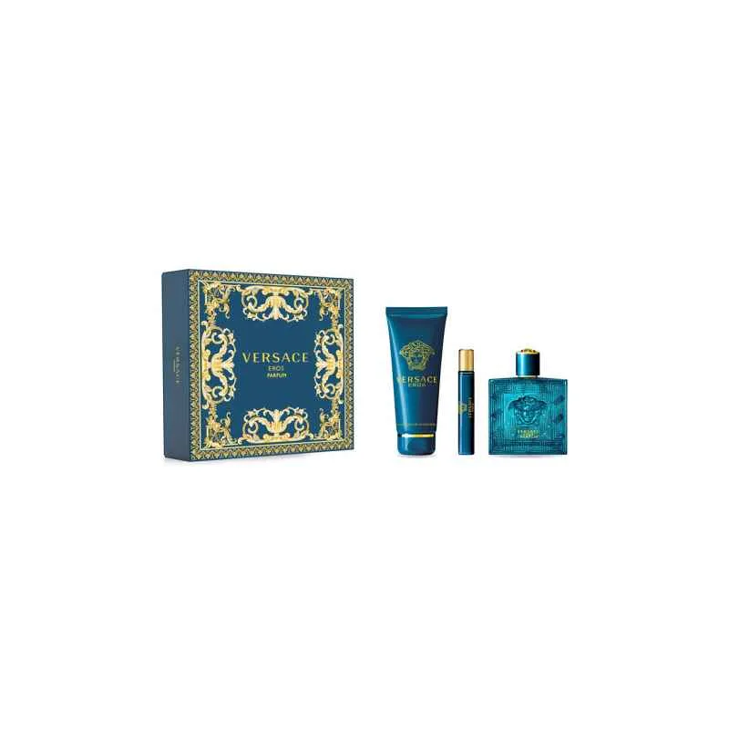 Versace Eros Parfum Set EDP 100ml + SG 100ml + EDP 10ml Versace Eros Parfum Set EDP 100ml + SG 100ml + EDP 10ml