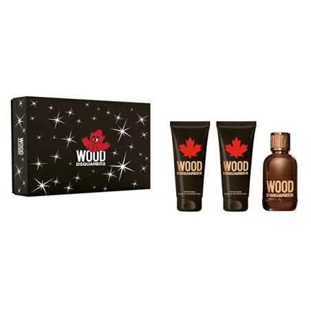 DSquared2 Wood Pour Homme SET EDT 100ml + SG 100ml + ASB 100ml