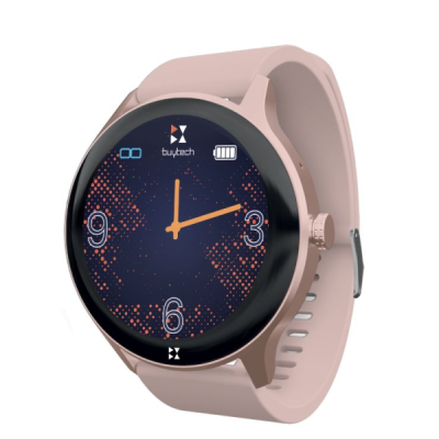 BUYTECH beta smartwatch display 1.38 full touch pink color