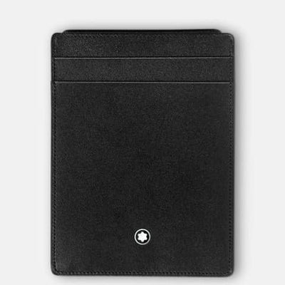 Porte-carte en cuir Montblanc Meisterstück - 4 pièces noires