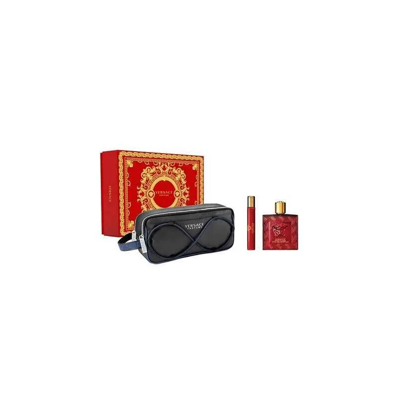Versace Eros Flame Set EDP 100ml + EDP 10ml + pouch Versace Eros Flame Set EDP 100ml + EDP 10ml + pouch