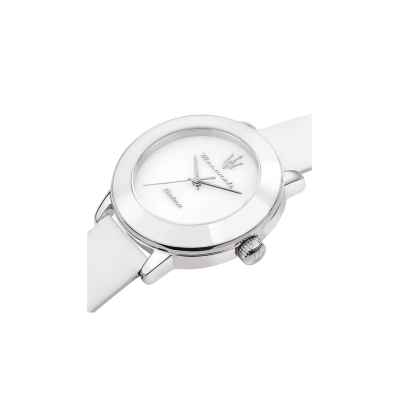 Maserati Damenuhr Solar Leder Weiß Erfolg