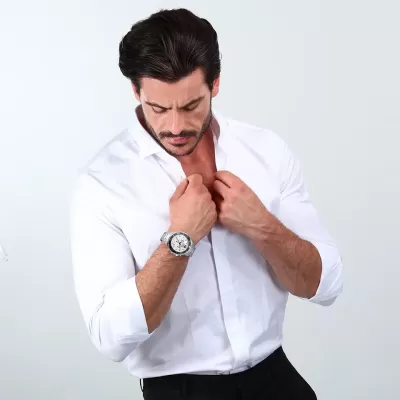 SECTOR Hombre 230 cronografo de acero blanco Limited R3273661046