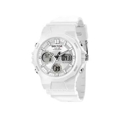 Orologio Sector Ex-40 44mm Digital Silver Dial White | My Beauty Self