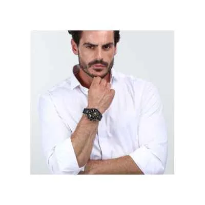 Orologio SECTOR Uomo 240 Cronografo Acciaio Total Black Limited R3273676005