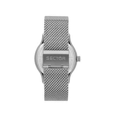 SECTOR Man 660 Date Steel Mesh / Blue