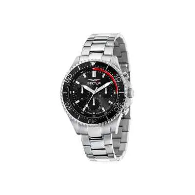 Orologio SECTOR Uomo 230 Multifunzione Acciaio Nero | My Beauty Self