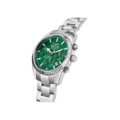Orologio SECTOR Uomo 240 Cronografo Acciaio / Verde Limited Edition R3273676009