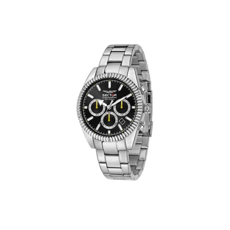 Orologio SECTOR Uomo 240 Cronografo Acciaio Nero Limited Edition R3273676006