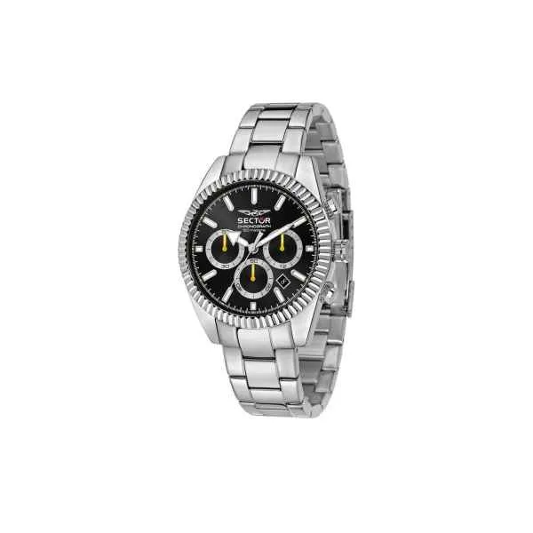 Orologio SECTOR Uomo 240 Cronografo Acciaio Nero Limited Edition R3273676006