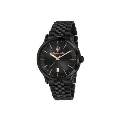 Orologio MASERATI Uomo Epoca Datario Acciaio Nero | My Beauty Self