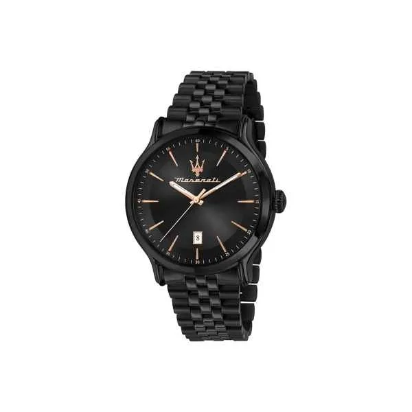 Orologio MASERATI Uomo Epoca Datario Acciaio Nero Limited
