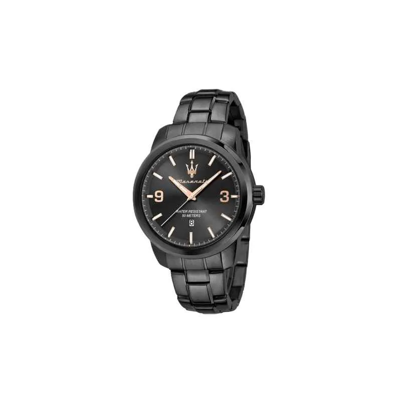 Orologio MASERATI Uomo Successo Datario Acciaio Nero R8853121010 Orologio MASERATI Uomo Successo Datario Acciaio Nero R8853121010