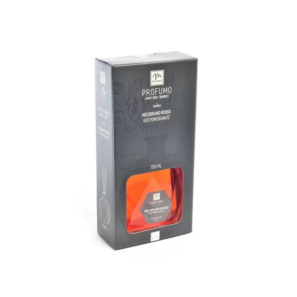 Fragrance diffuser 700ml Red pomegranate with Bacchetti