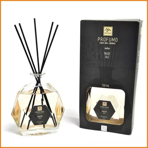 Fragrance diffuser with Hexagonal Bottle Talco 700 ml