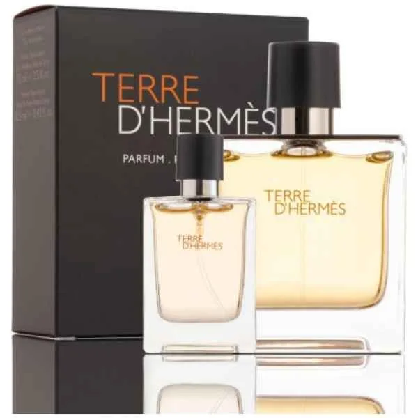 Hermès Terre d’Hermès Set Pure Perfume 75ml + 12.5ml
