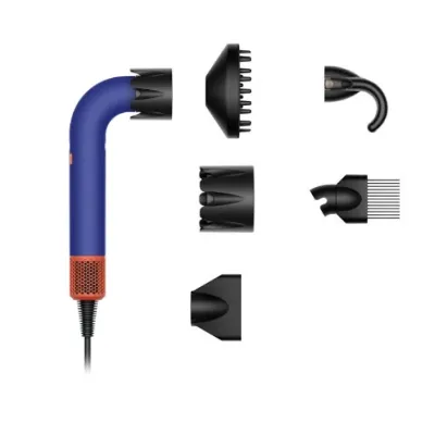 Dyson SupersonicTM HD18 – Secador de pelo profesional con protección de calor, rotación 360° y cierre automático