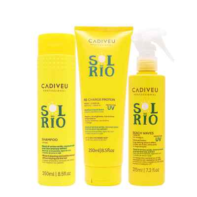 Cadiveu Sol do Rio Kit Mare 2025 Professional – Tratamiento completo para el sol, el mar y el cabello de cierre