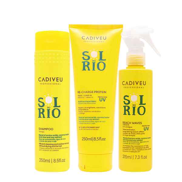 Cadiveu Sol do Rio Kit Mare 2025 Professional – Tratamiento completo para el sol, el mar y el cabello de cierre