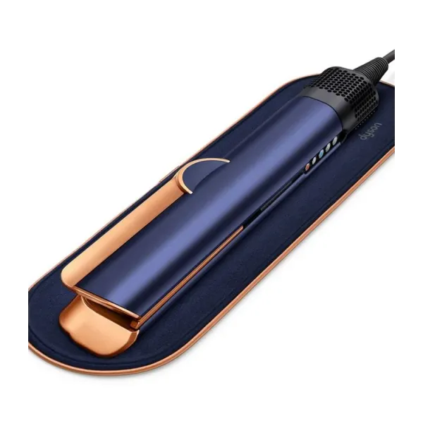 Dyson Airstrait™ Bleu de Prusse/Cuivre – Lisseur et sèche-cheveux 2 en 1 avec technologie à air