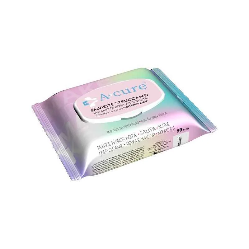 A+Cure Salviette Struccanti 20 piezas A+Cure Salviette Struccanti 20 piezas