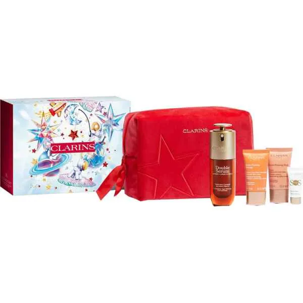 Clarins Set Double Serum & Extra-Firming: Skincare Anti-Età Completa in Edizione Regalo