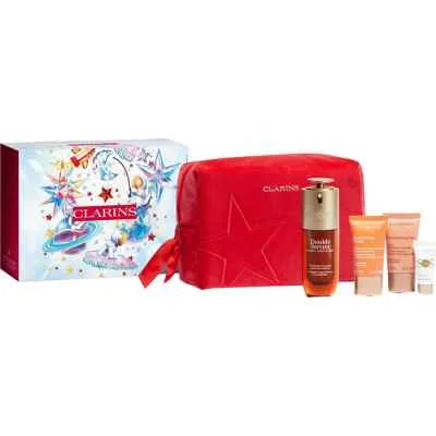 Clarins Set Double Serum & Extra-Firming: Full Age Skincare in Gift Edition