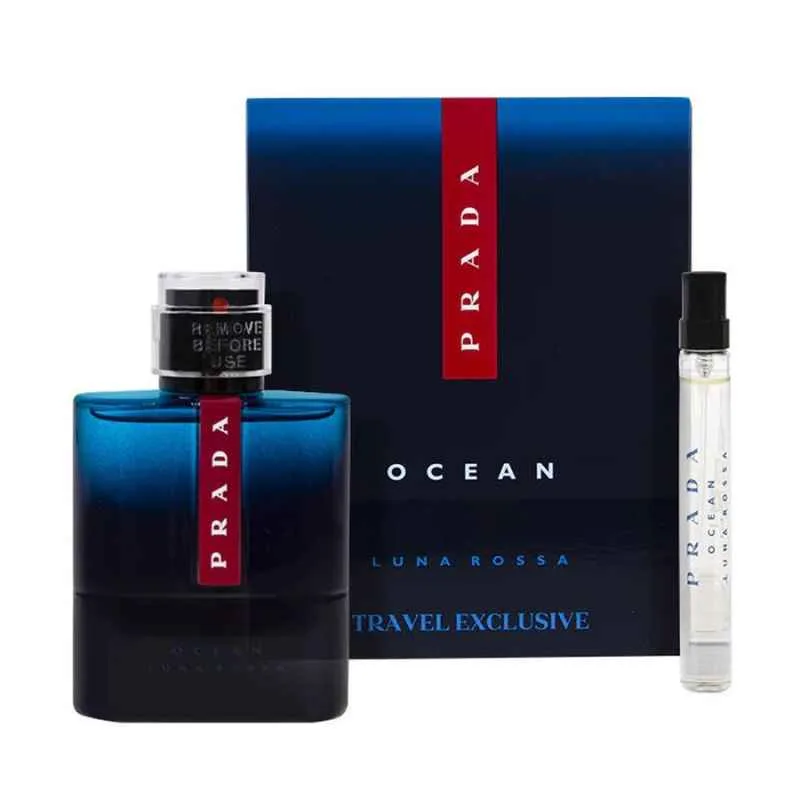 Prada Luna Rossa Ocean Set Men's Eau de Parfum 100ml + 10ml Prada Luna Rossa Ocean Set Men's Eau de Parfum 100ml + 10ml