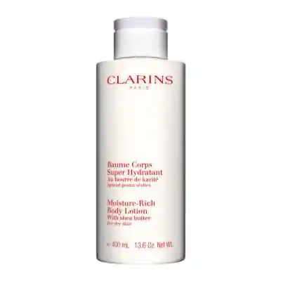 Clarins Moisture Rich Body Lotion mit Shea Butter Trockene Haut 400ml