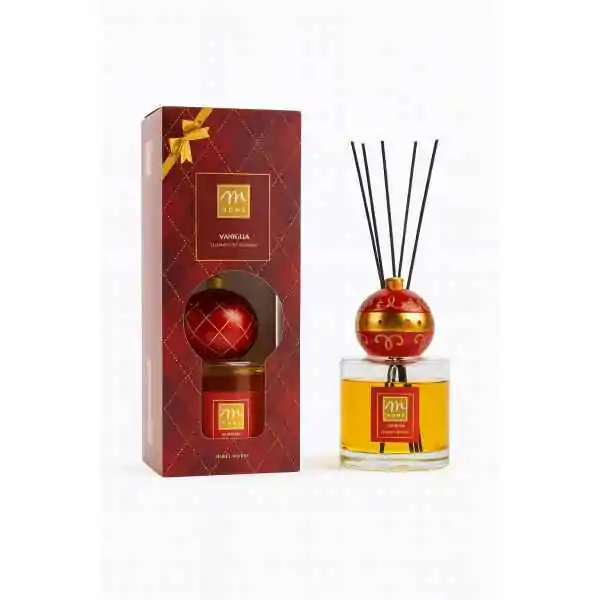 CHRISTMAS PURA Diffusore di Essenza Lola Vaniglia 500ml con Bacchette in Cotone in Scatola Regalo 🎅✨