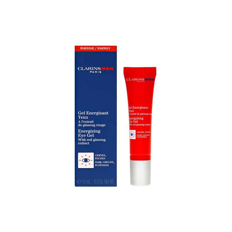 Clarins Men Energizing Eye Gel with Red Ginseng Extract 15ml