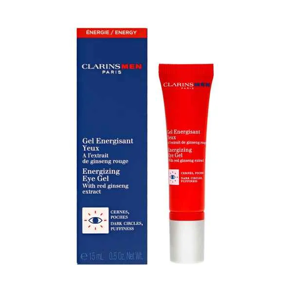 Clarins Men Energizing Eye Gel with Red Ginseng Extract 15ml