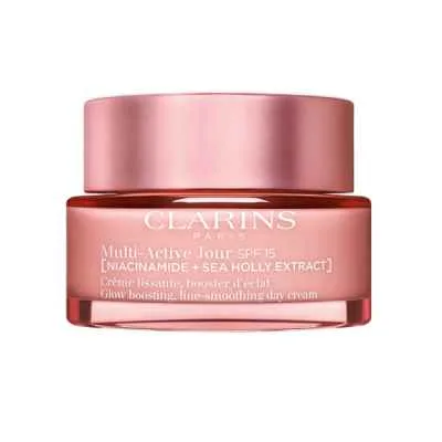 Clarins Multi-Active Niacinamide & Sea Holly Extract Glow Boosting Line-Smoothing Day Cream SPF15 50ml