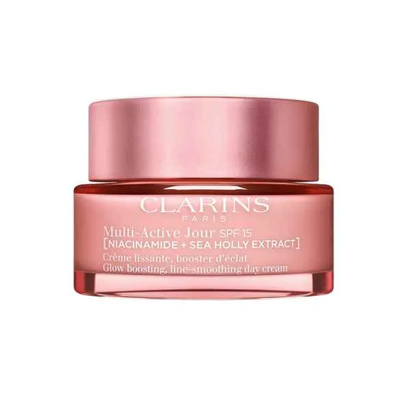 Clarins Multi-Active Niacinamide & Sea Holly Extract Glow Boosting Line-Smoothing Day Cream SPF15 50ml