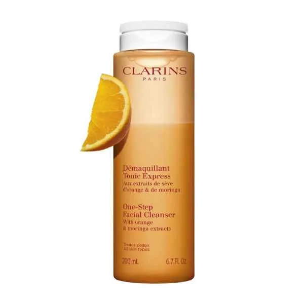 Clarins One-Step Facial Cleanser with Orange Extract All Skin Types 200ml