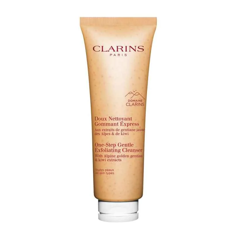 Clarins One-Step Gentle Exfoliating Cleanser with Alpine Golden Gentian & Kiwi Extracts All Skin Types 125ml Clarins One-Step Gentle Exfoliating Cleanser with Alpine Golden Gentian & Kiwi Extracts All Skin Types 125ml