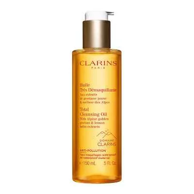 Clarins Total Cleansing Oil with Alpine Golden Gentian & Lemon Balm Extracts 150ml