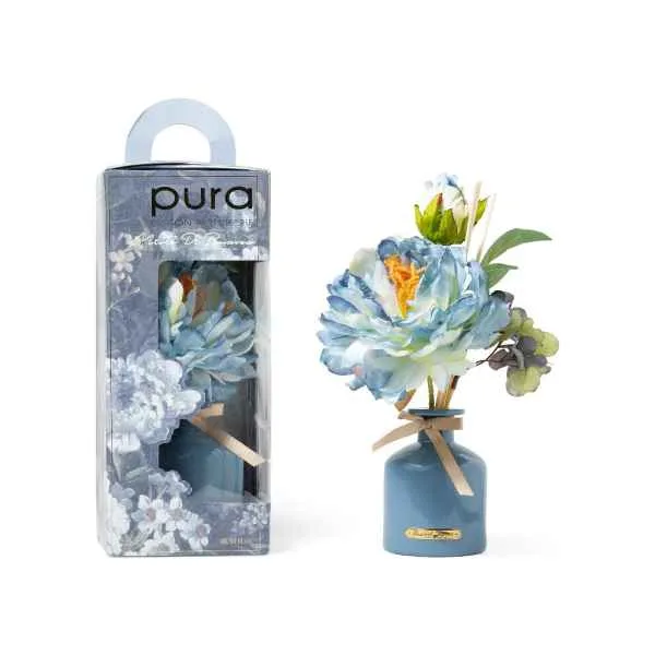 Diffusore di Fragranza con Bacchette e Fiori Decorativi 225 ml Mirto di Panarea