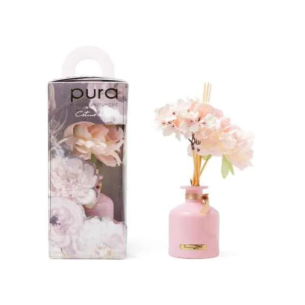 Diffusore di Fragranza con Bacchette e Fiori Decorativi 225 ml Citrus Island