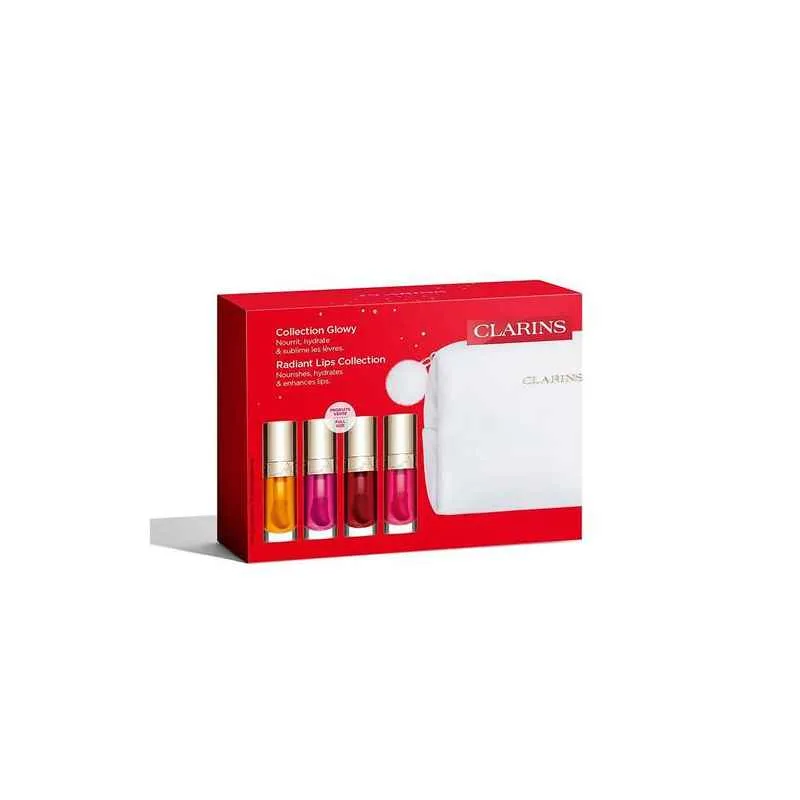 Clarins Radiant Lips Comfort Oil Set – 01 Honey + 02 Raspberry + 03 Cherry + 04 Pitaya (4 x 7 ml) Clarins Radiant Lips Comfort Oil Set – 01 Honey + 02 Raspberry + 03 Cherry + 04 Pitaya (4 x 7 ml)