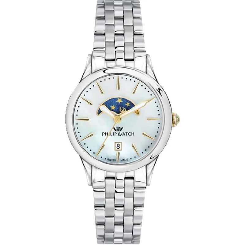 Orologio Donna PHILIP WATCH Marilyn R8253596506 Acciaio Fasi Lunari Orologio Donna PHILIP WATCH Marilyn R8253596506 Acciaio Fasi Lunari