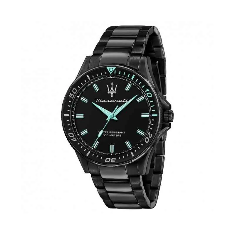 Orologio MASERATI Uomo Sfida Aqua Edition Data Acciaio Nero