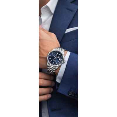 Philip Watch Orologio Automatico Argento Uomo R8223597030 Philip Watch Orologio Automatico Argento Uomo R8223597030
