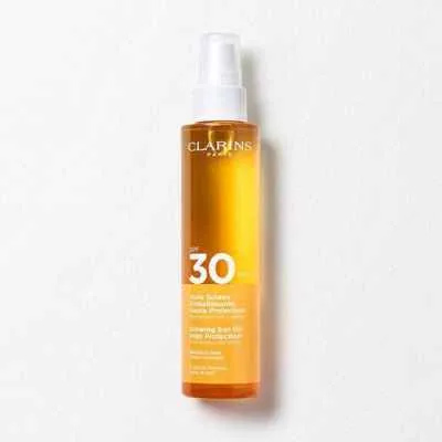 Clarins Glowing Sun Oil High Protection SPF30 Water Resistant 150ml